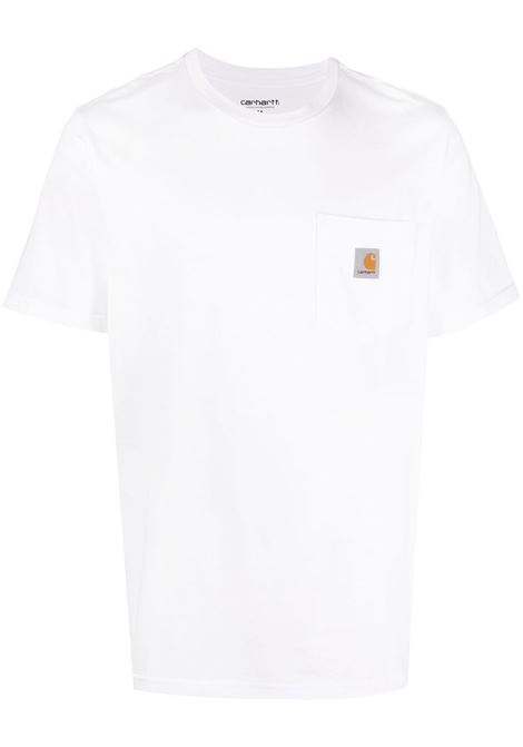 pocket t-shirt men white in cotton CARHARTT WIP | I03043402.XX